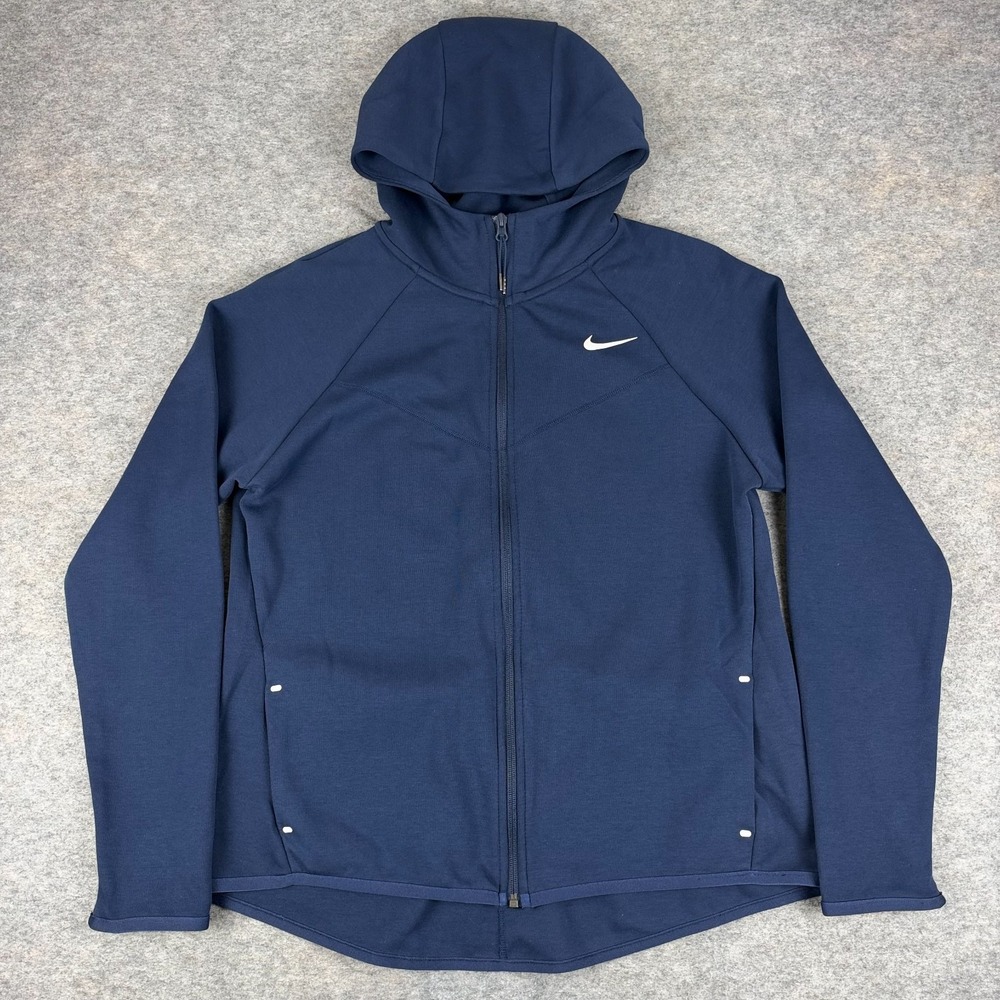 Nike Sportswear Tech Fleece Windrunner Full Zip Hoodie Blue Womens XL